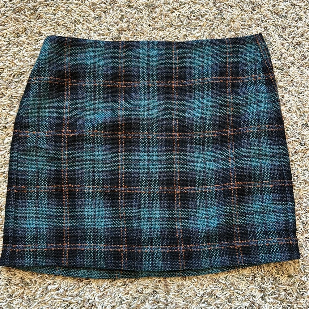 Loft Outlet Plaid Skirt